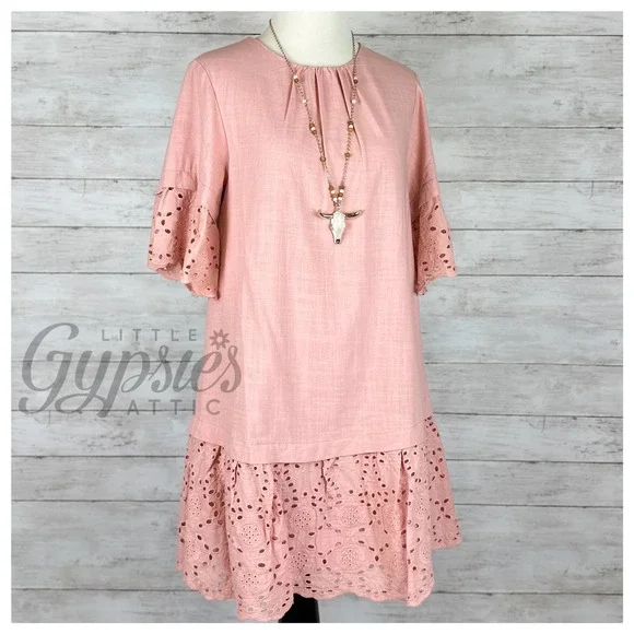 It's all Blush Tunic Dress - Picture 5 of 10